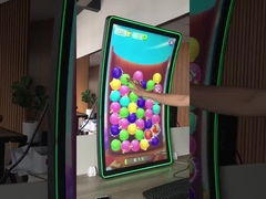 Moniteur LCD extérieur à écran tactile de qualité industrielle 32 ̊C Type LED Halo Affichage incurvé Haute luminositémi