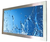 65'' PCAP Touch Monitor Display IR Touch High Brightness IP65/66 Stainless Steel Chassis