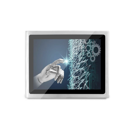 8'' Android / X86 Based Flat Panel PC Full IP69K Stainless Steel PCAP Touch With NFC/RFID