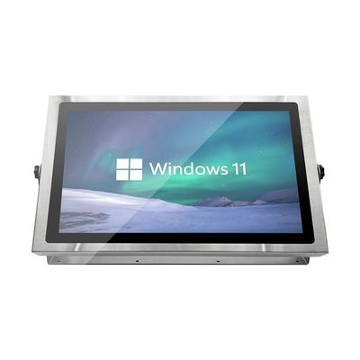 10.1''Industrial Full IP69K PCAP Touch Android / X86 basé sur un PC à écran plat haute luminosité Full IP69K en acier inoxydable